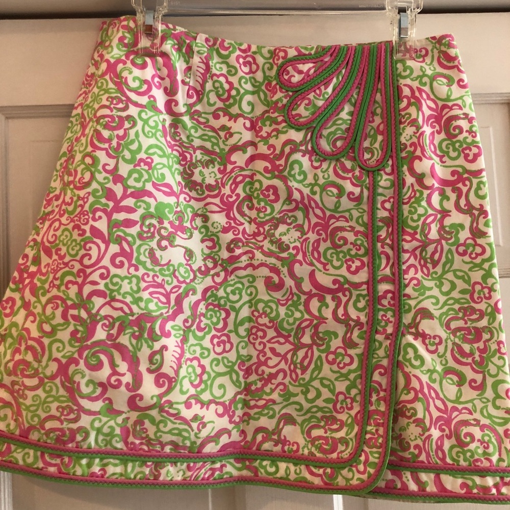 Lilly Pulitzer skirt- gorgeous detail